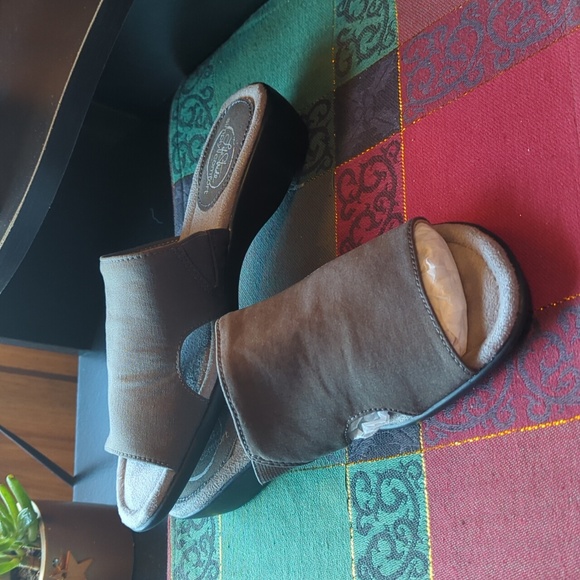 Life Stride Triumph sandals slip on grey Women's 7.5 W comfort NEW NWB - Picture 3 of 12